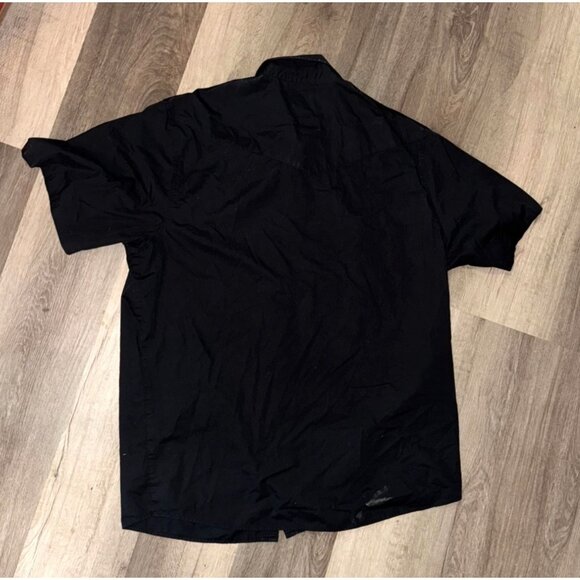 Gibson Mens Black Short Sleeve Button-Up Shirt 3XL - Picture 6 of 7